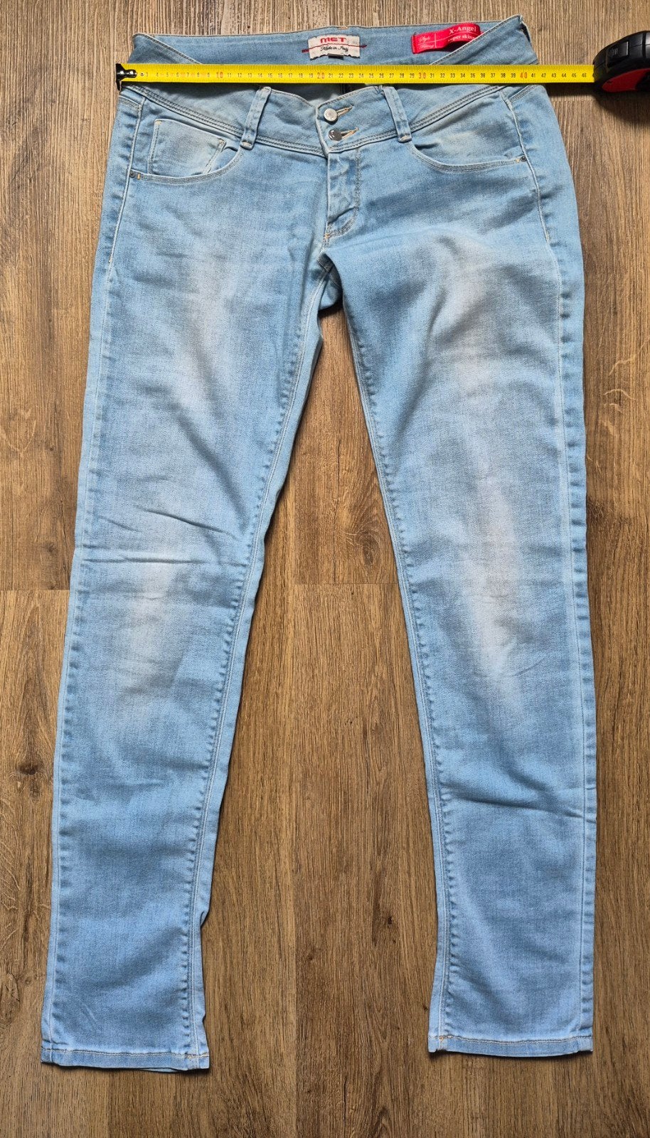 MET X-Angel Super Stretch Jeans Maat 29, Kleding | Dames, Blauw, MET, Ophalen of Verzenden, Zo goed als nieuw