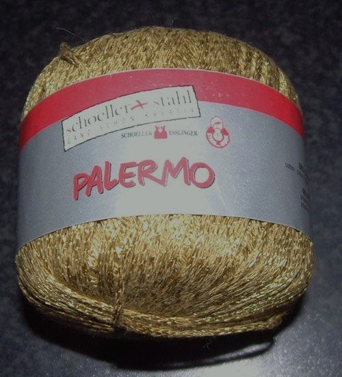 Schoeller Stahl Palermo Goud Kleur Breigaren Haken Garen, Hobby en Vrije tijd, Ophalen of Verzenden, Nieuw, Breien of Haken, Wol of Garen