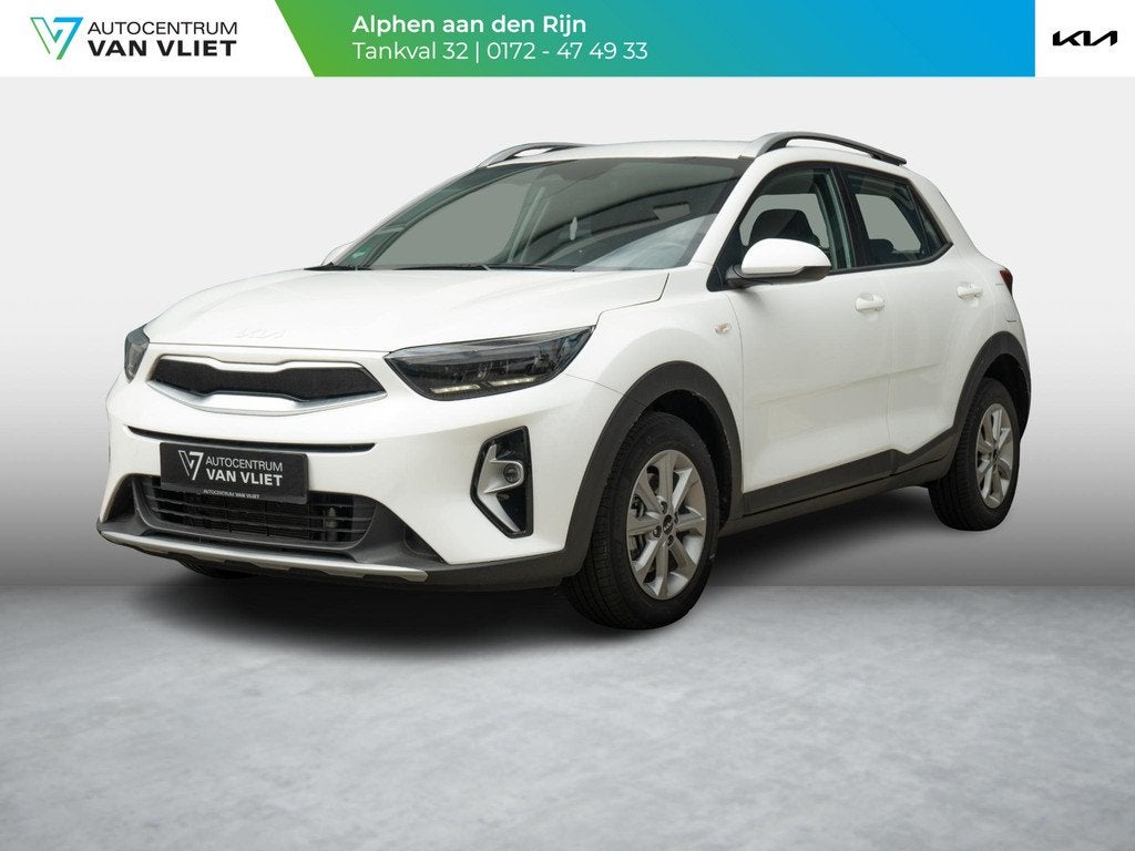 Kia Stonic 1.0 T-GDi MHEV DynamicLine | Navigiatie | Achteru, Auto's, Kia, Voorwielaandrijving, 12 maanden, Euro 6, Wit