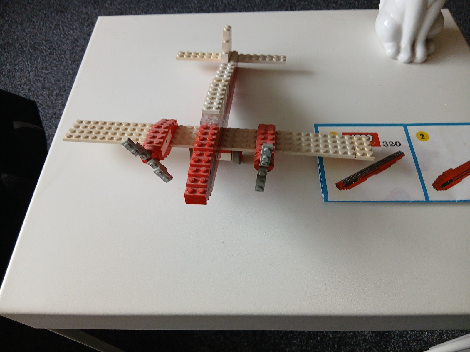 lego nr 320  vliegtuig, Gebruikt, Lego, Ophalen of Verzenden, Compleet