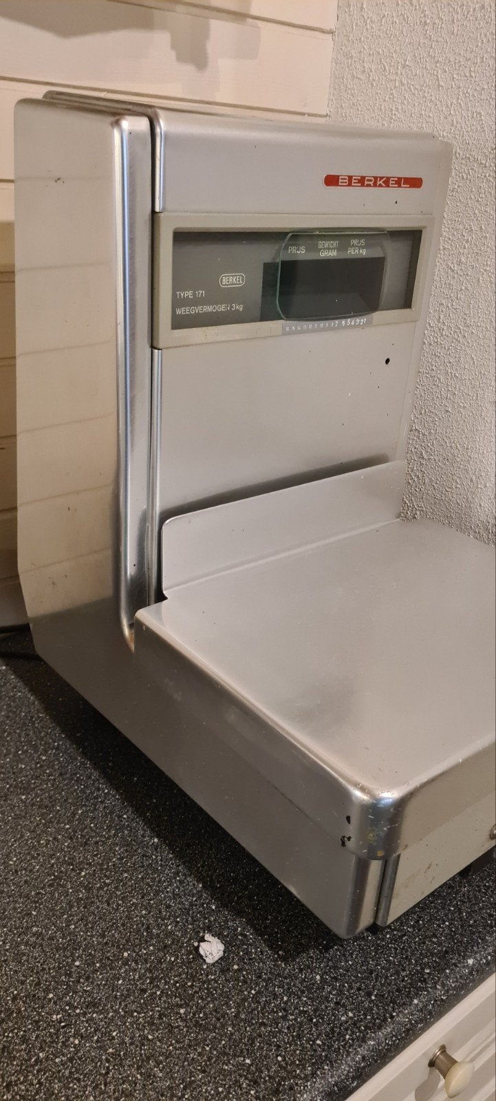 Vintage Berkel Weegschaal Type 171 - 3kg Weegvermogen, Ophalen, Gebruikt, Overige typen, Minder dan 50 kg