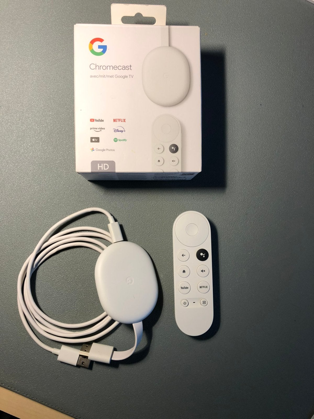 Google chromecast HD met Google TV, Ophalen of Verzenden, Zo goed als nieuw