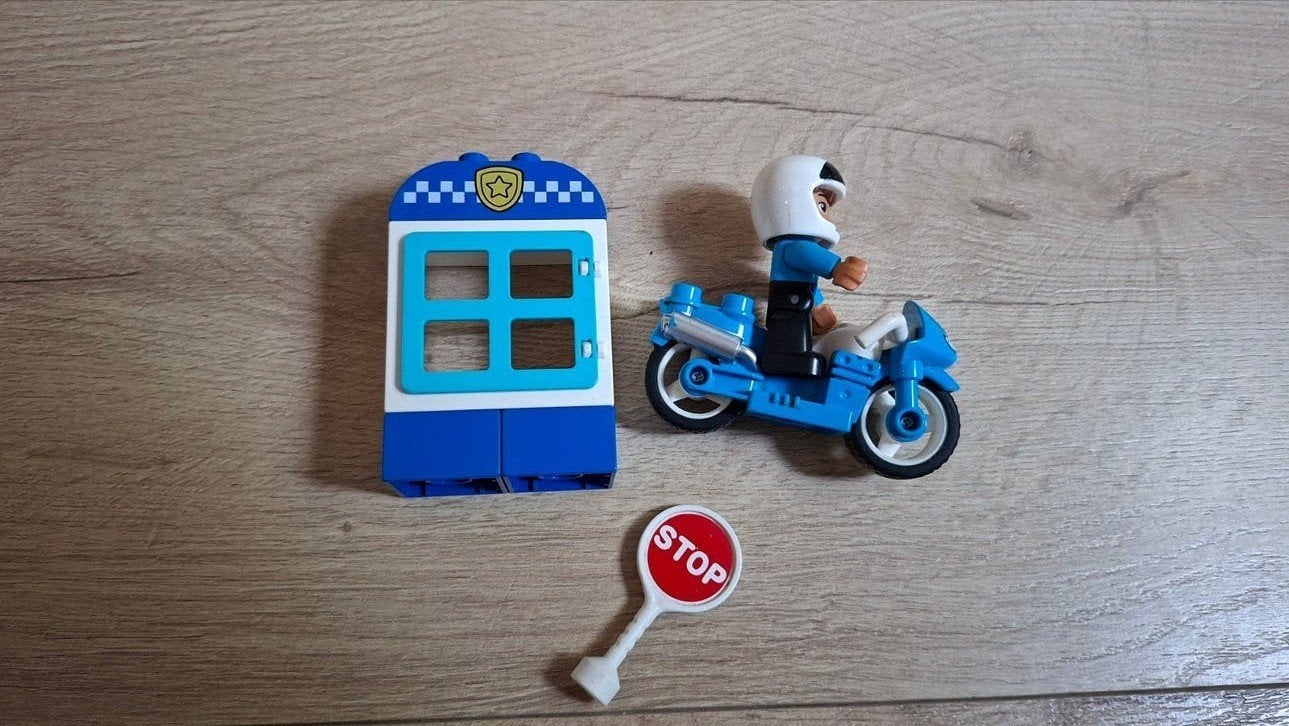 LEGO Duplo Politie Motor 10900, Ophalen of Verzenden, Gebruikt, Complete set, Duplo