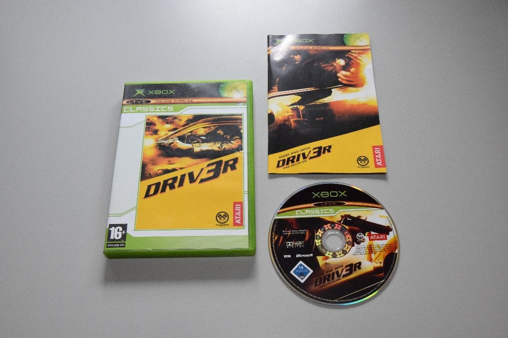 XBOX Original : Driver 3 (Driv3r) [Classics], Gebruikt, 1 speler, Ophalen of Verzenden, Role Playing Game (Rpg)