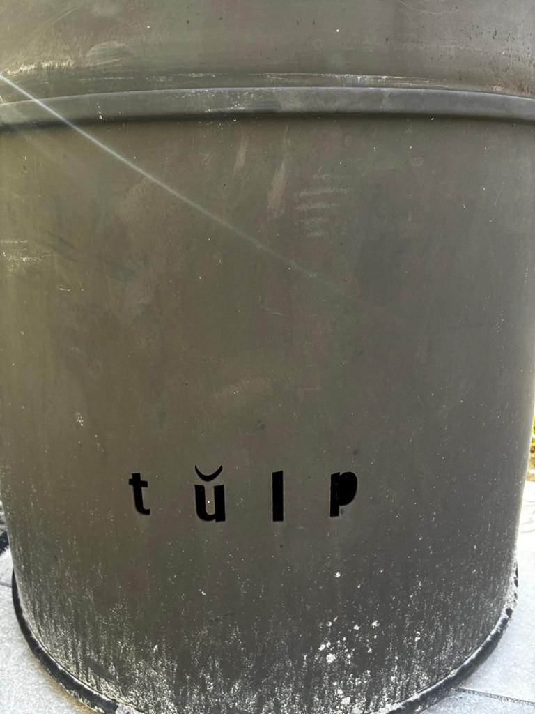 Tulp Barrel BBQ Vuurkorf - Grill en Warmte in één, Ophalen, Gebruikt, Vuurkorf