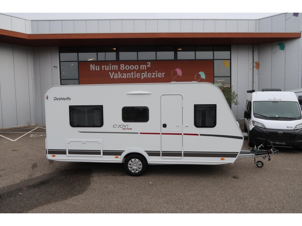 Dethleffs C'Joy 460 LE ENKELE BEDDEN, LICHTGEW., Caravans en Kamperen, Caravans, Schokbreker, Dethleffs, 5 tot 6 meter, Overige typen