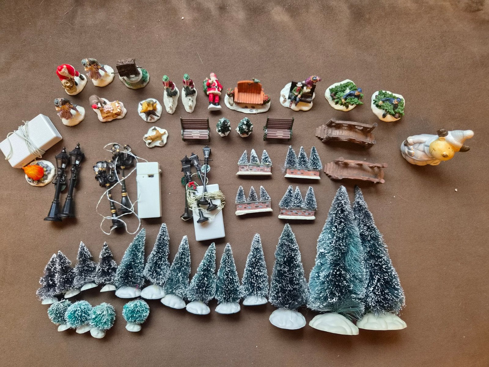 Kerst dorp versiering, Diversen, Ophalen, Gebruikt