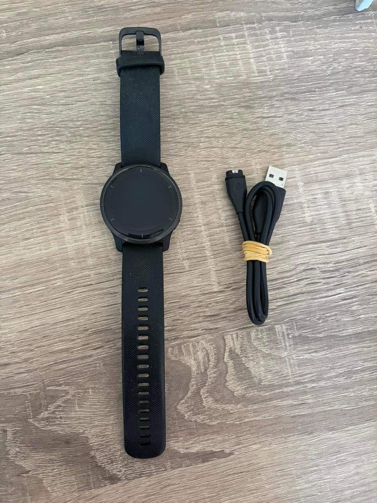 Garmin venu 2 sport horloge, Ophalen, Zwart, Zo goed als nieuw, Waterdicht