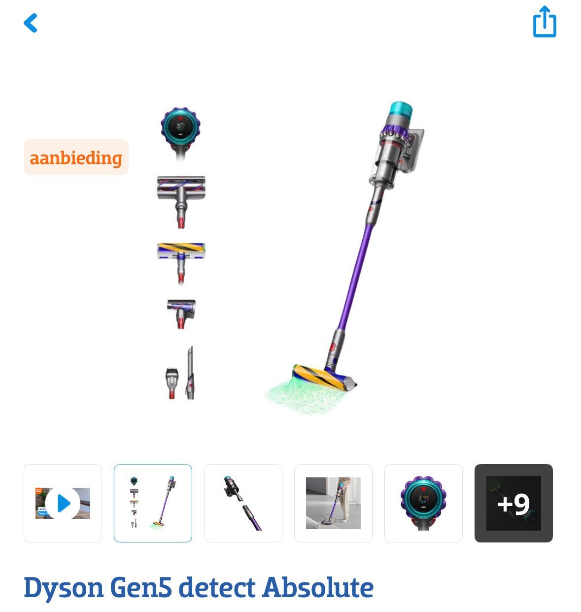 Dyson gen5 detect absolute nieuw in doos!, Witgoed en Apparatuur, Stofzuigers, Ophalen of Verzenden, Nieuw