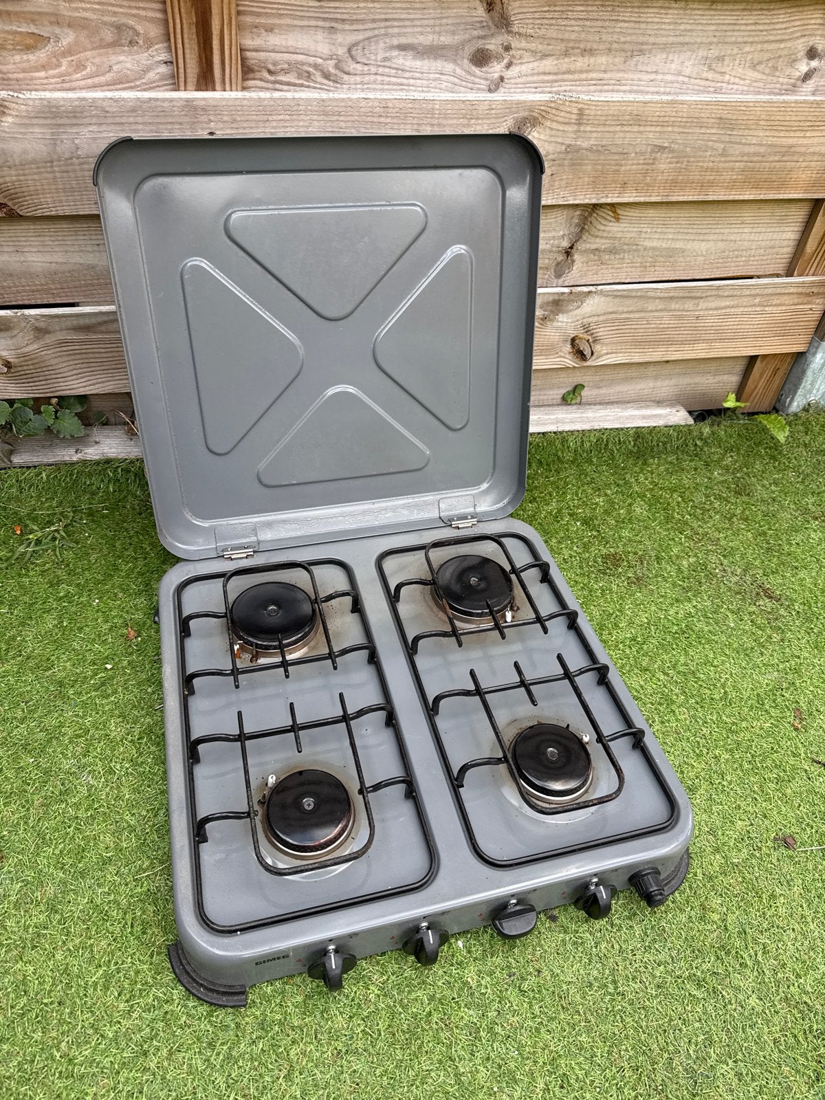 Camping Fornuis 2-pits - Ideaal voor Kamperen, Ophalen, Gebruikt