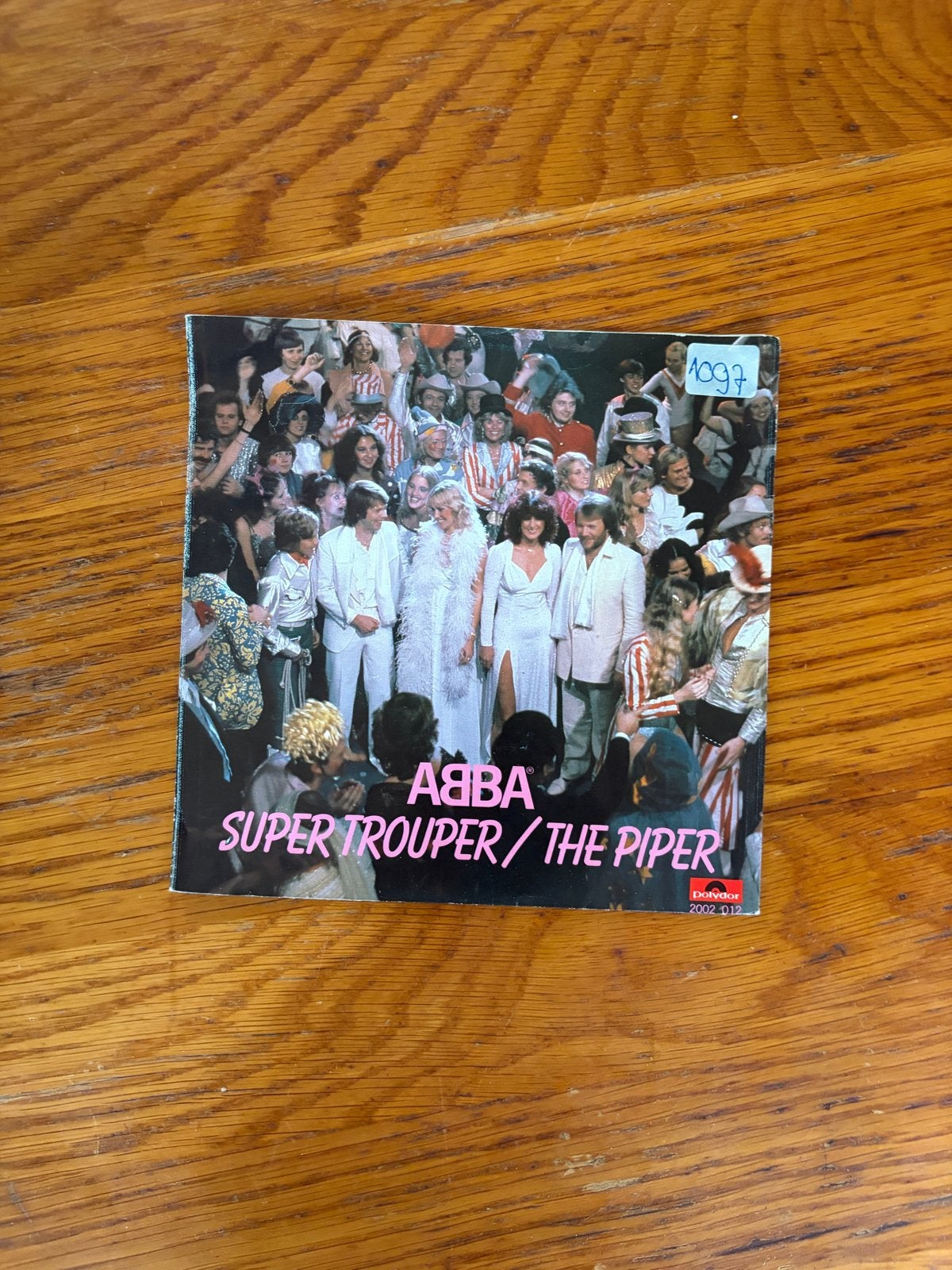 ABBA - Super Trouper / The Piper (Single, 1980), Cd's en Dvd's, Vinyl Singles, Gebruikt, Originele persing, 7 inch, Ophalen of Verzenden