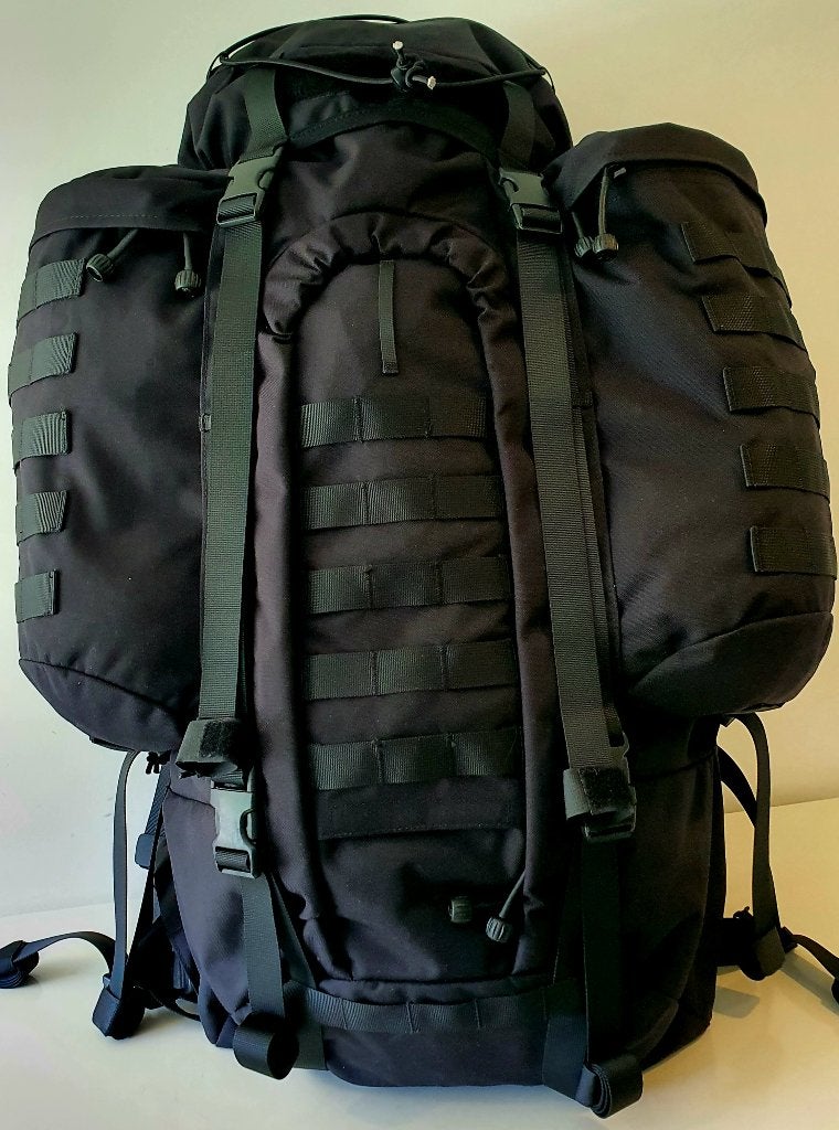 Nieuwe NED Gevechts Rugzak + 2x zijtassen + regenhoes 80 Lt., Verzamelen, Militaria | Algemeen, Verzenden, Landmacht, Nederland