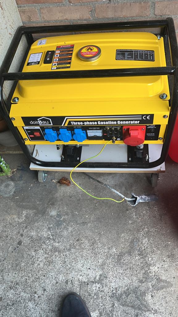 DAB Bau Stroomgenerator YFG3000T - 3000W Benzine Aggregaat, Ophalen, Nieuw, Minder dan 5 kVA, Benzine