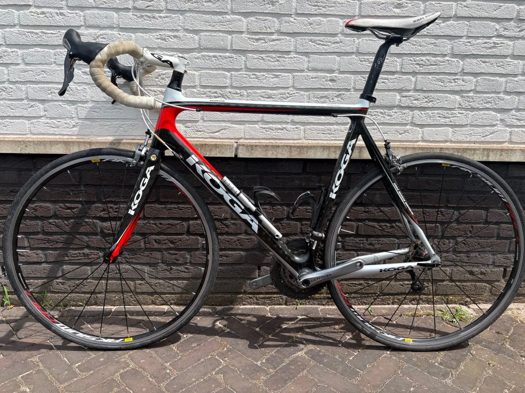 Racefiets carbon Koga Miyata Roadracer maat 60, Ophalen, 28 inch, Gebruikt, Carbon