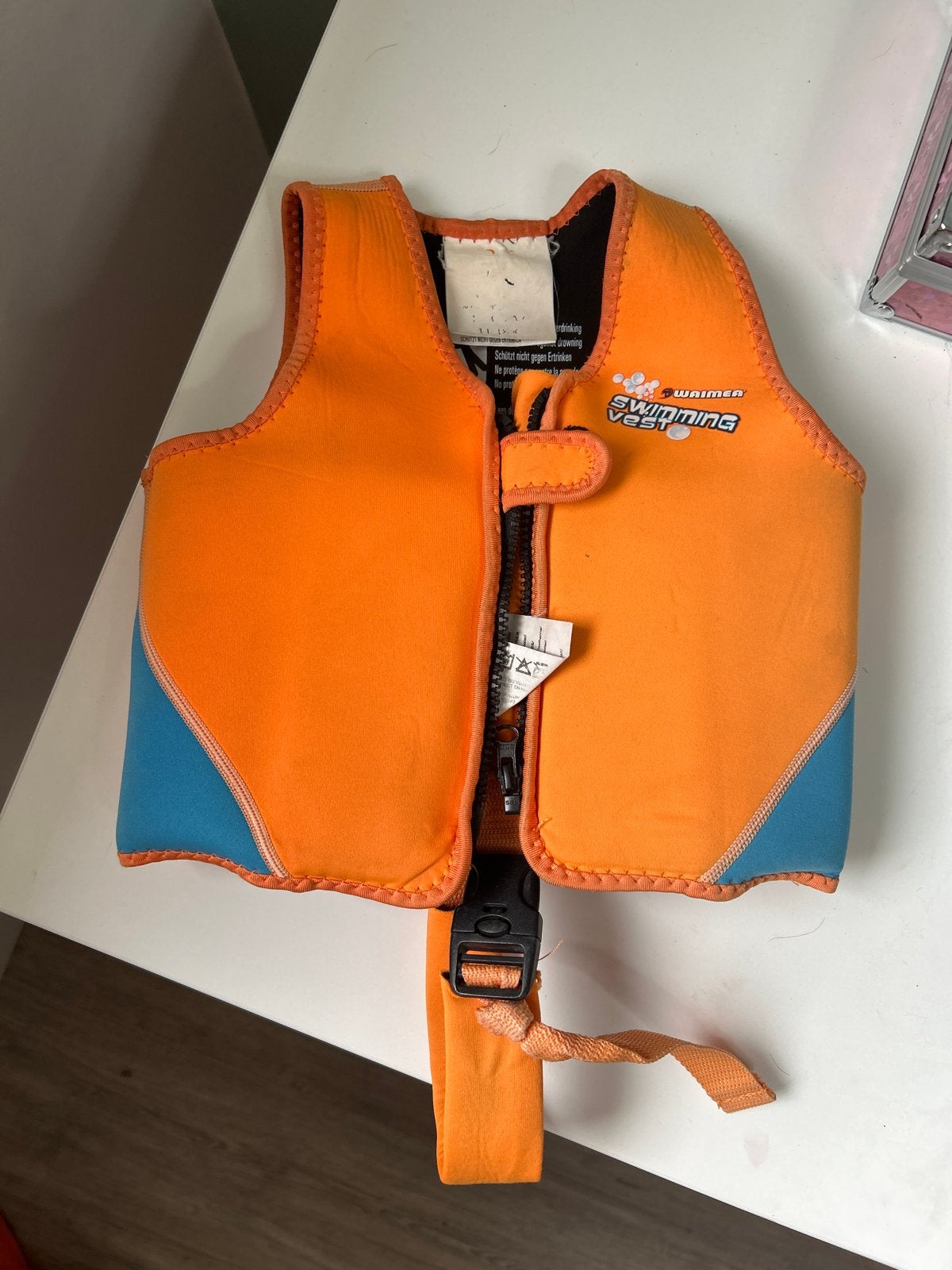 Zwemvest voor kinderen - Oranje/Blauw, Gebruikt, Jongen of Meisje, Overige maten, Ophalen of Verzenden