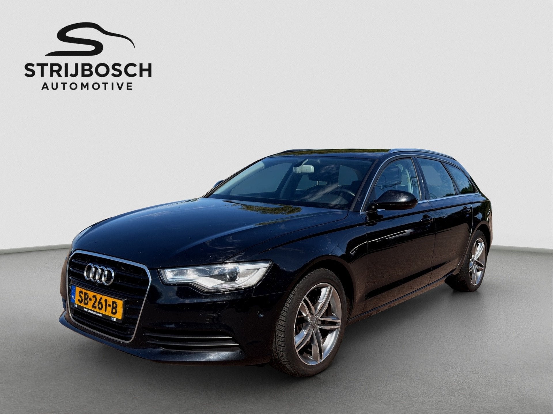 Audi A6 Avant 3.0 TDI Aut. Pro Line S | NETTO € 5.113,- |, Auto's, Zwart, 197 €/maand, Zwart, Leder