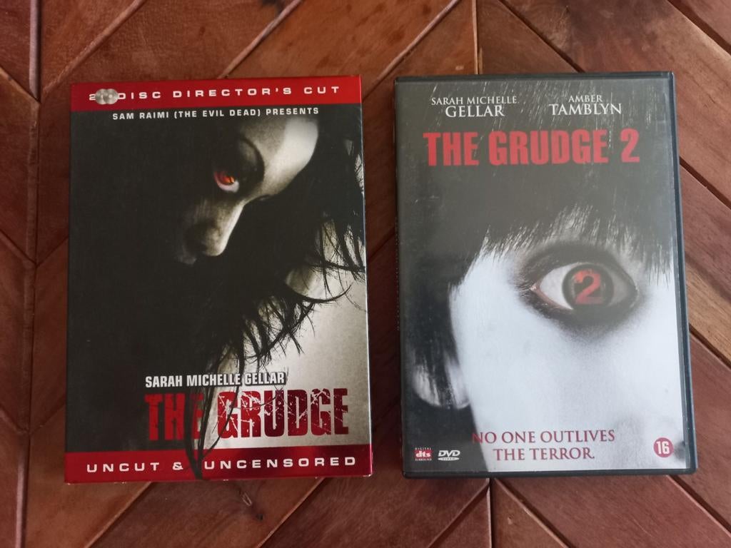 The Grudge 1 & 2, Cd's en Dvd's, Dvd's | Horror, Vanaf 16 jaar, Ophalen of Verzenden, Zo goed als nieuw, Spoken en Geesten