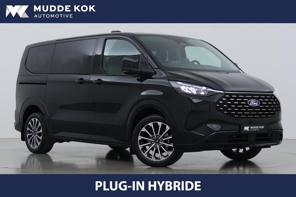 Ford Transit Custom Tourneo 340 2.5 PHEV L1H1 Titanium X | 8, Gebruikt, Zwart, Plug-in hybride, Bedrijf