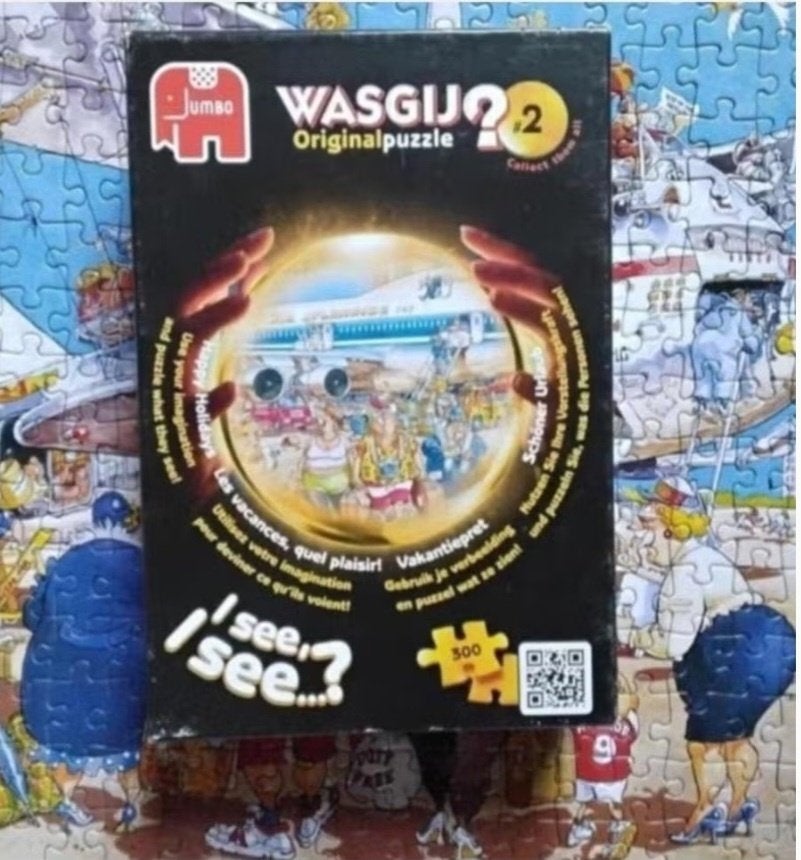 Wasgij puzzel 'vakantiepret', Ophalen, Minder dan 500 stukjes, Zo goed als nieuw, Legpuzzel