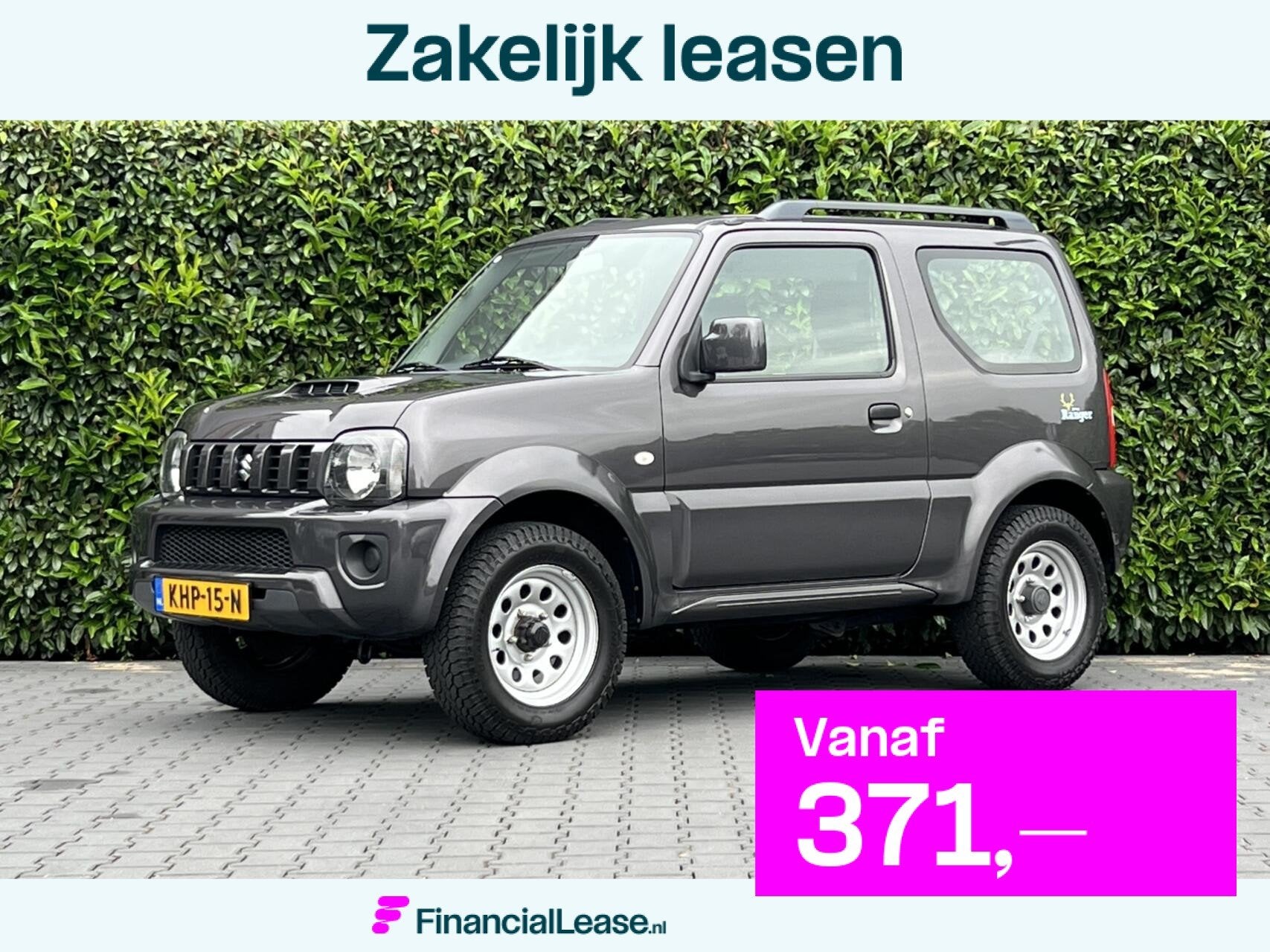 Suzuki Jimny 1.3 Exclusive RANGER AUTOMAAT, AIRCO, STOELVERW, Automaat, Gebruikt, Zwart, 4 stoelen