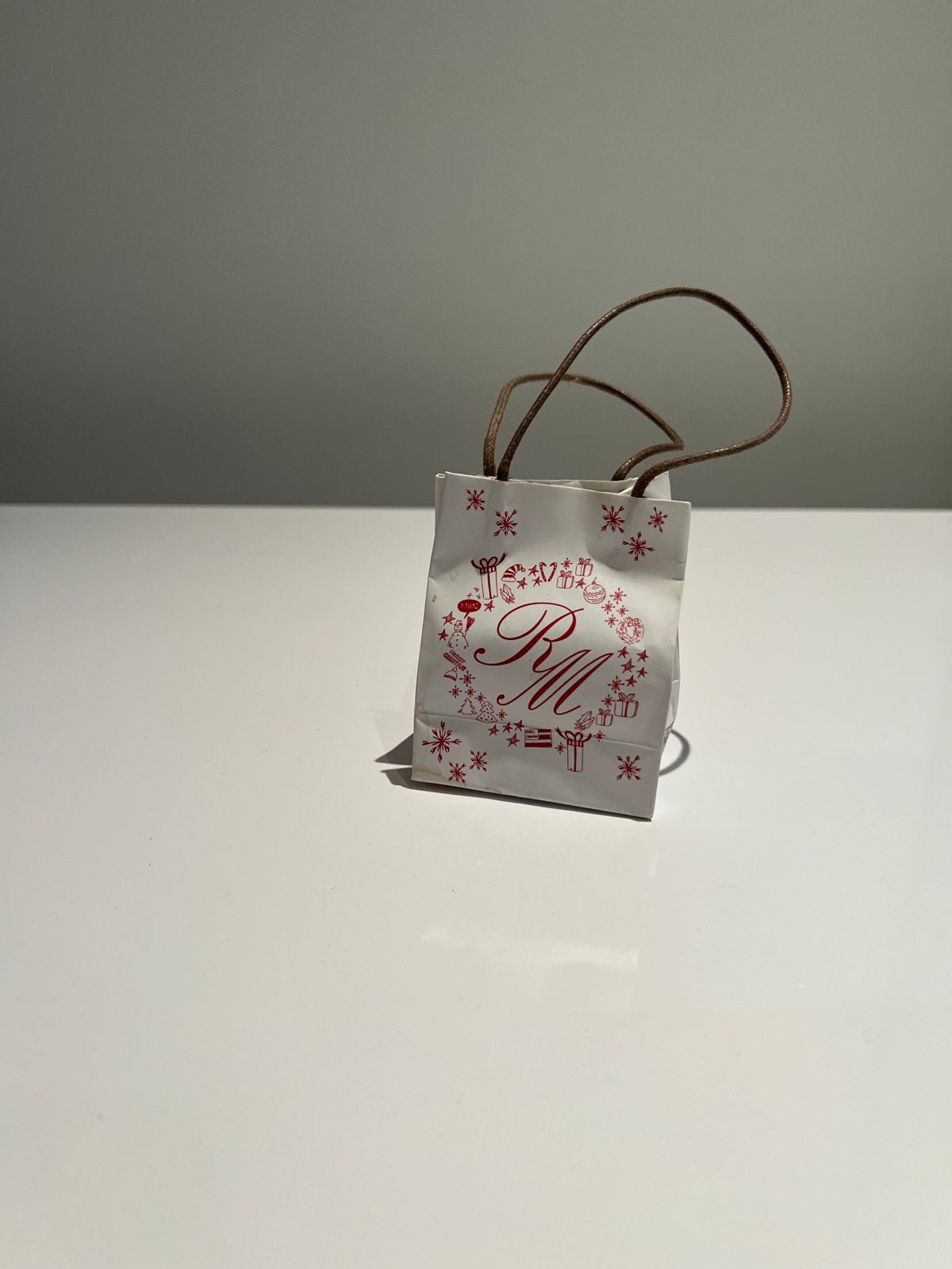 Rivièra Maison Muziekdoosje - Kersttasje, Huis en Inrichting, Ophalen of Verzenden, Wit, Papier/karton, Landelijk