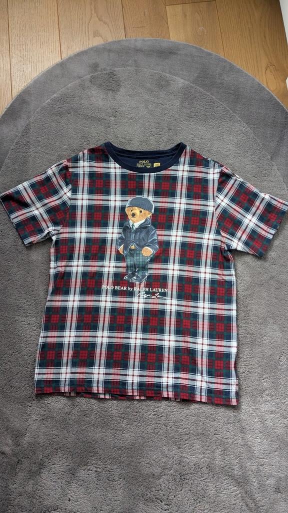 Ralph Lauren Shirt 14 16 164 170 als nieuw QR code orig., Ophalen of Verzenden, Zo goed als nieuw, Jongen, Shirt of Longsleeve