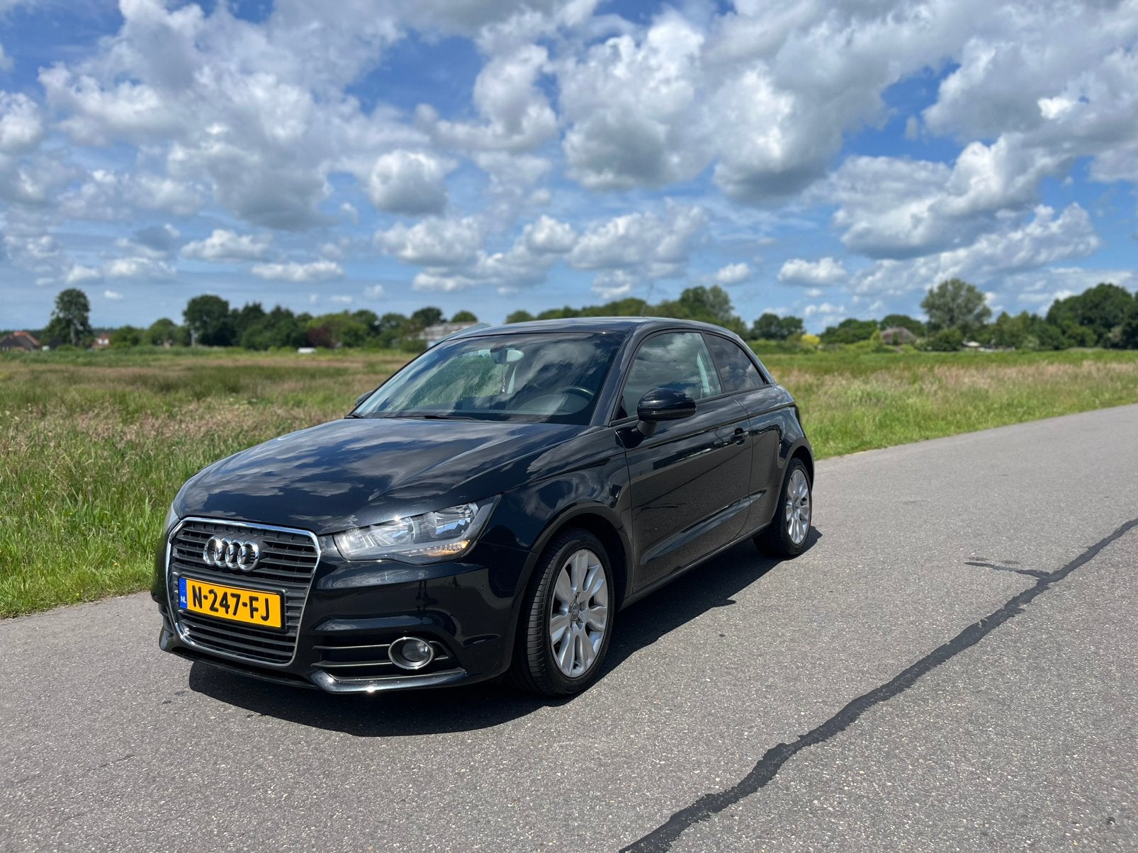 Audi A1 1.2 Tfsi 63KW 2011 Zwart, Auto's, Audi, Voorwielaandrijving, 4 cilinders, 4 stoelen, Zwart