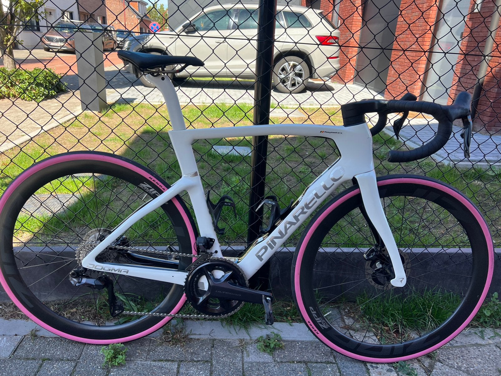 Pinarello Dogma replica zeer goede staat!, Fietsen en Brommers, Fietsen | Racefietsen, Carbon, Zo goed als nieuw, Meer dan 20 versnellingen