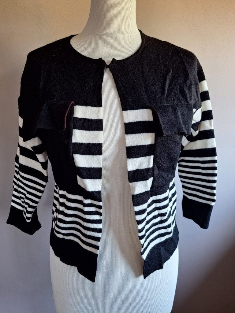 Nieuw gestreept zacht stretch vest van Ambika, one size, Kleding | Dames, Truien en Vesten, Ambika, Ophalen of Verzenden, Nieuw
