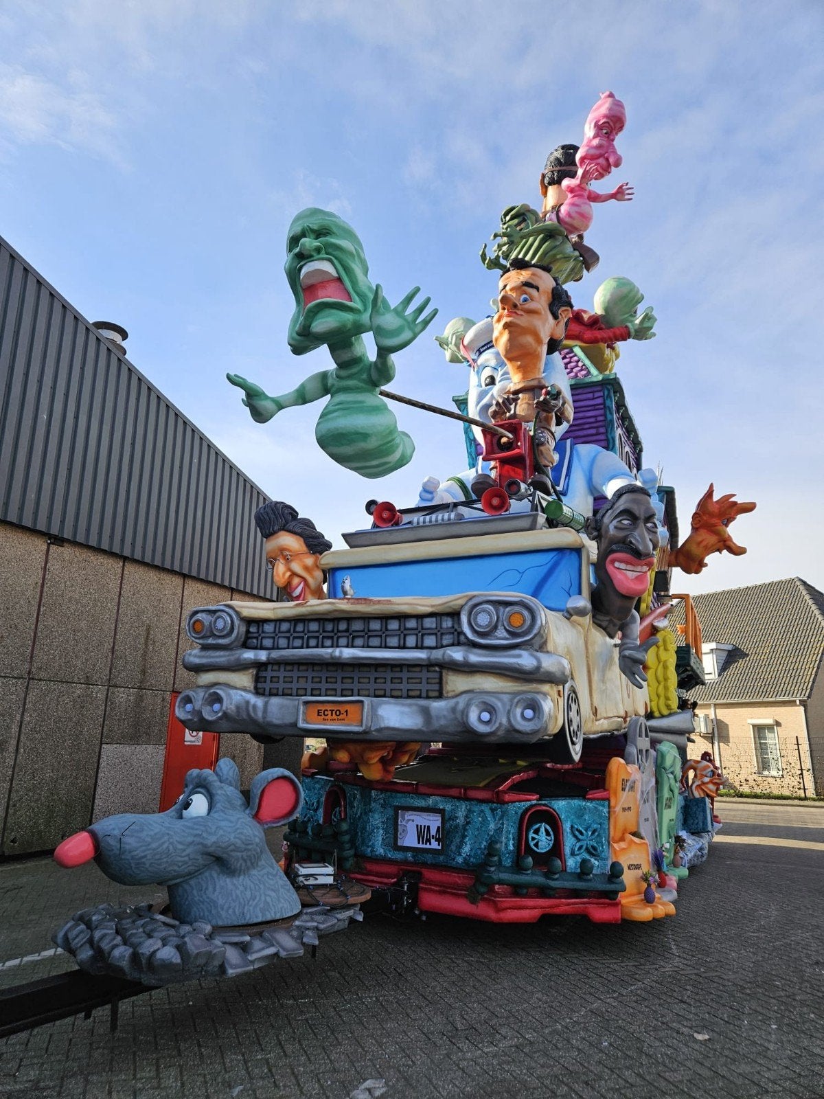 Ghostbusters carnavalswagen te koop, Ophalen, Gebruikt, Carnaval