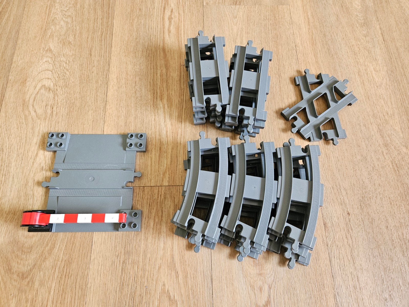 Lego Duplo Treinset Uitbreiding: Rails, Overgang & Wissel, Gebruikt, Inclusief extra onderdelen, Accessoire, Ophalen of Verzenden