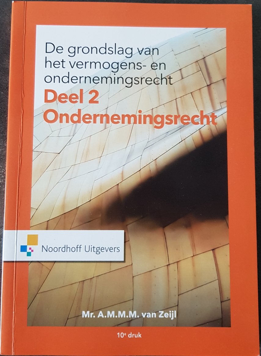 De grondslag van het vermogens- en ondernemingsrecht Deel 2, Boeken, Ophalen of Verzenden, Gamma, Gelezen, HBO