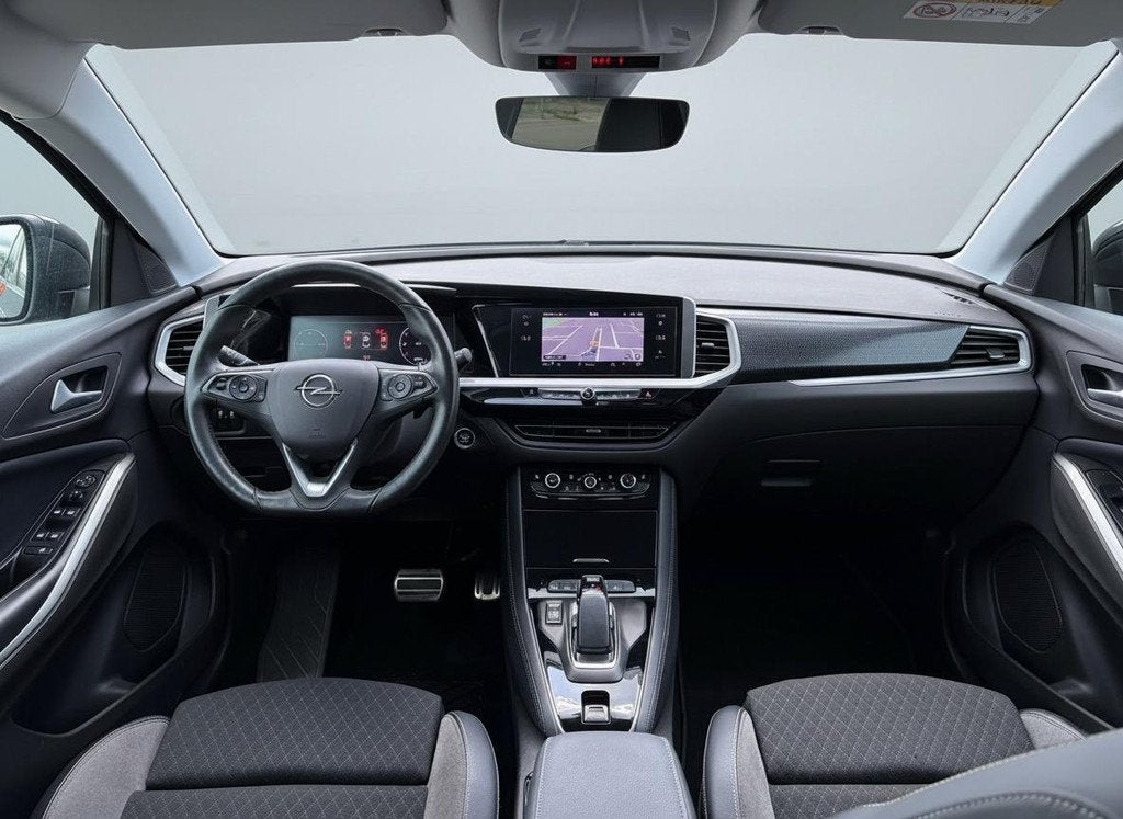 Opel Grandland 1.6 Turbo Plug-In Hybrid GS, Auto's, Opel, Euro 6, 4 cilinders, Leder en Stof, Zwart