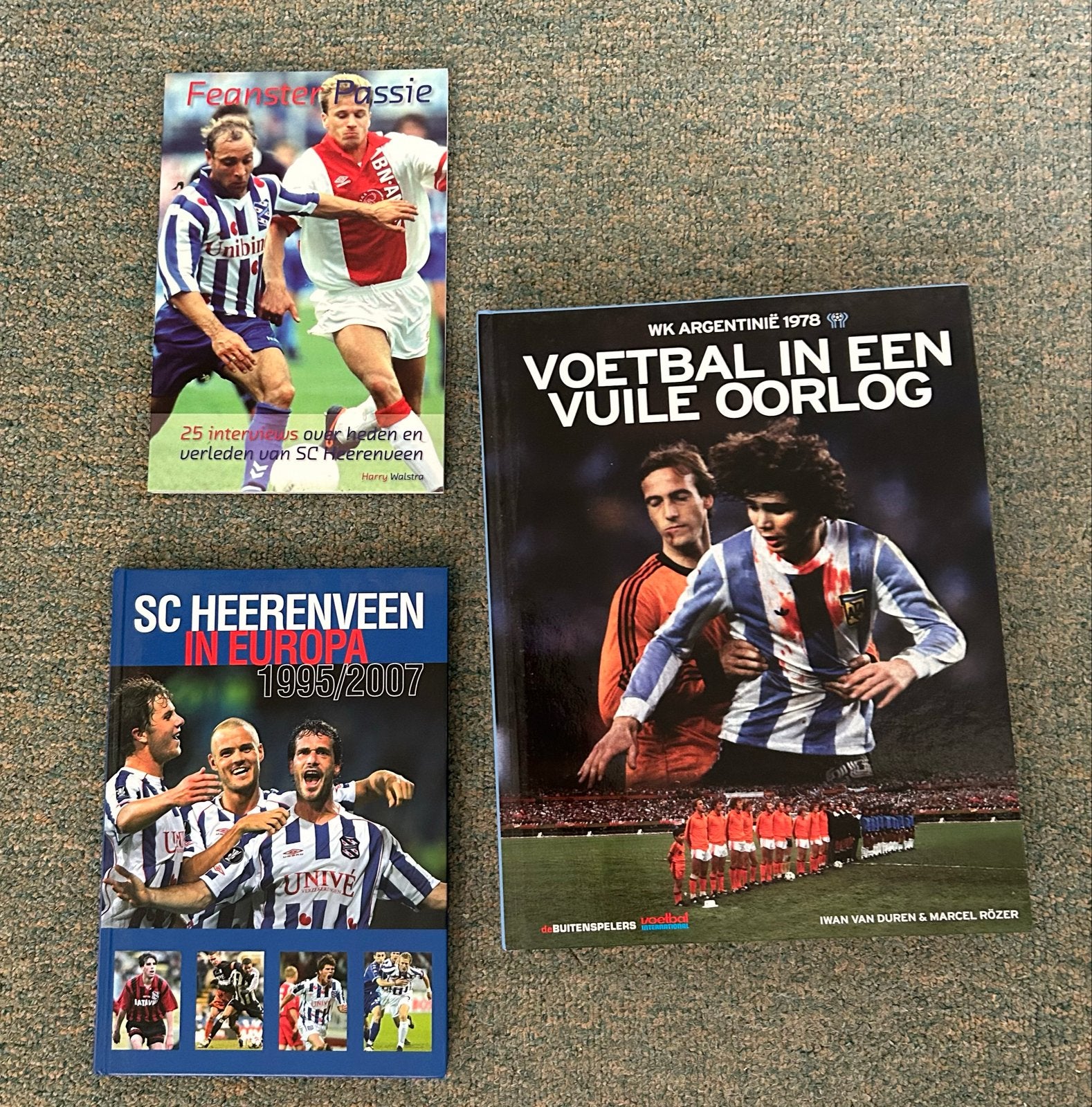 SC Heerenveen Boeken: Feanster Passie & In Europa 1995/2007, Ophalen of Verzenden, Gelezen, Balsport