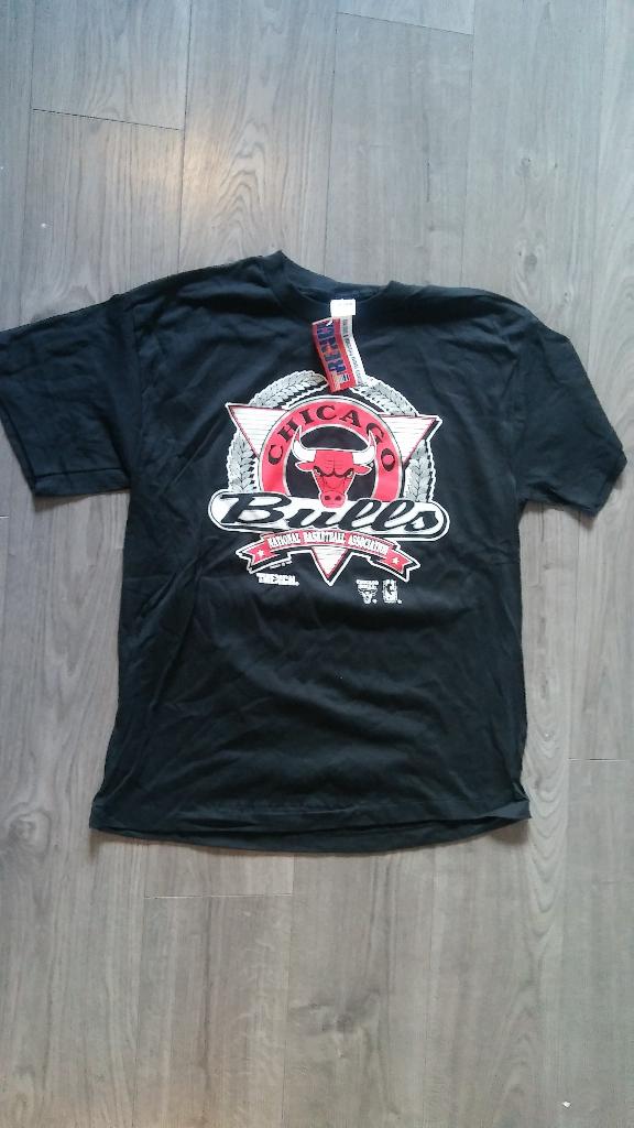 Chicago Bulls basketbal vintage shirt 1992 sport t-shirt, Verzenden, Gebruikt, Buitenlandse clubs, Shirt