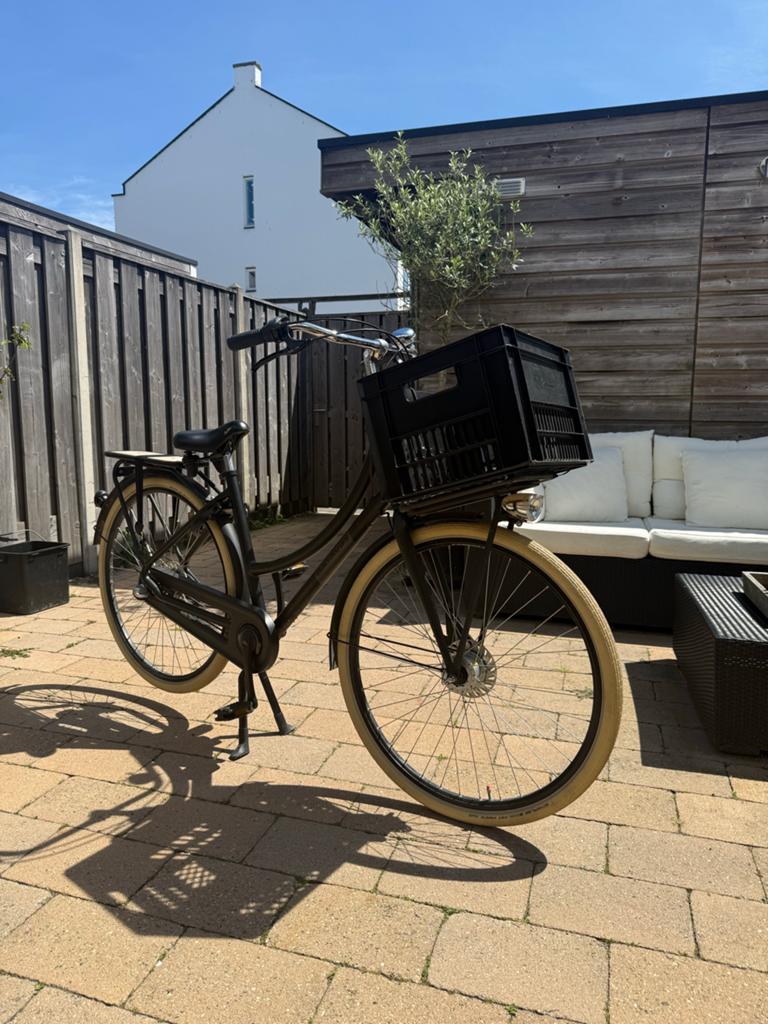 Batavus PACKD 3 Plus Damesfiets - Zwart Mat, 49 cm, Gebruikt, 47 tot 50 cm, Versnellingen, Batavus