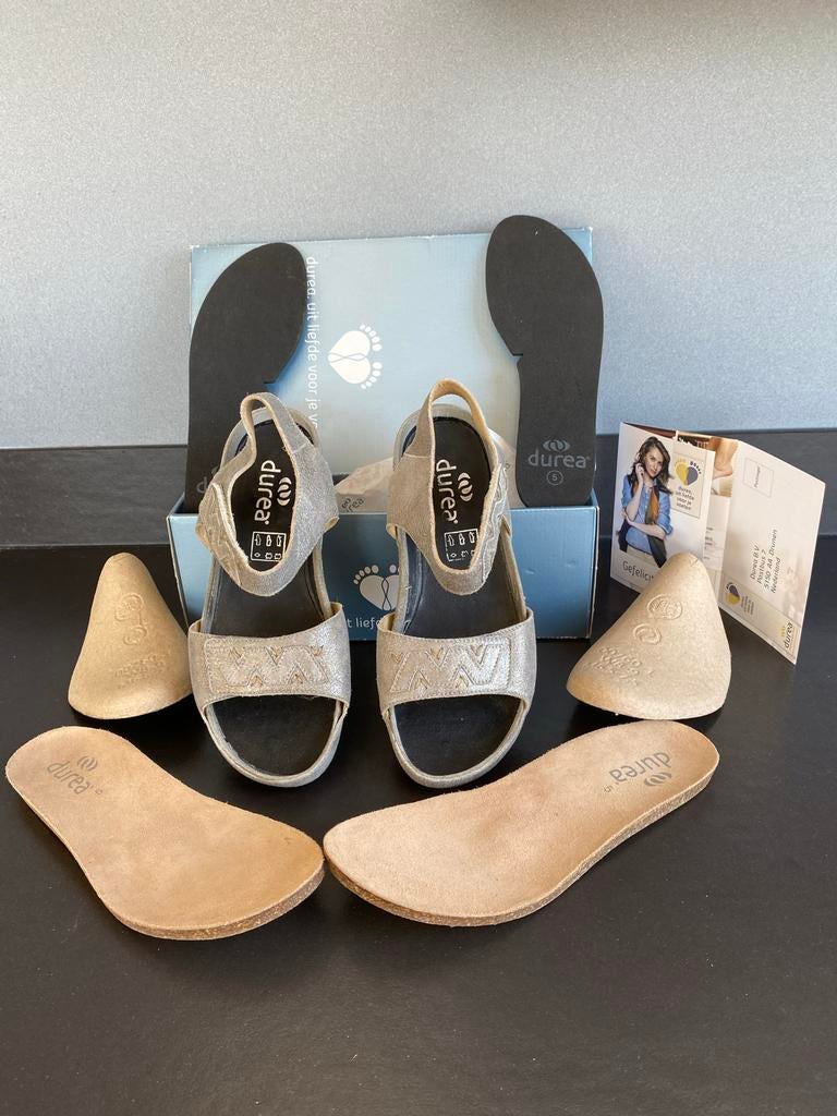 Nieuwe Durea sandalen G maat 38 met verwisselbaar voetbed, Overige kleuren, Nieuw, Sandalen of Muiltjes, Ophalen of Verzenden