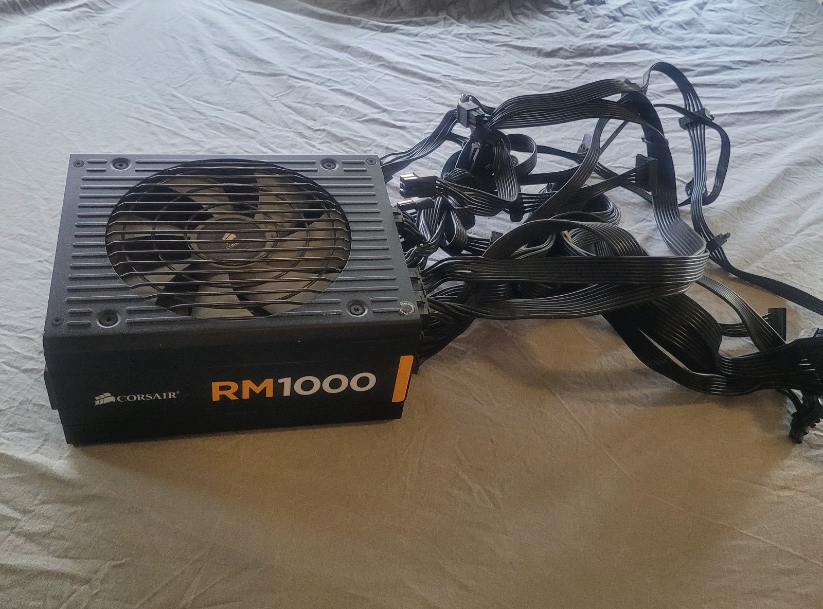 Corsair RM1000 Voeding - 1000W, Computers en Software, Interne voedingen, Ophalen of Verzenden, Gebruikt