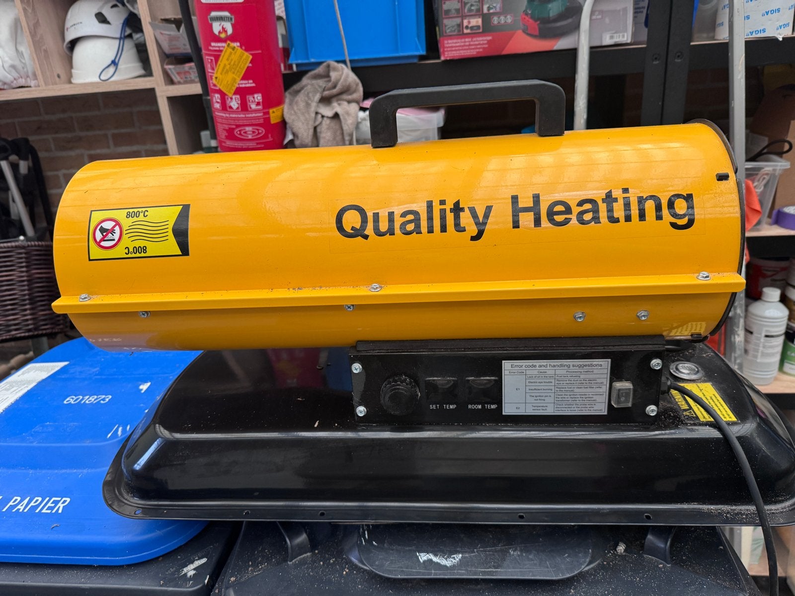 Quality Heating heteluchtkanon - Krachtige verwarming, 30 tot 80 cm, Gebruikt, Kachel, Ophalen of Verzenden