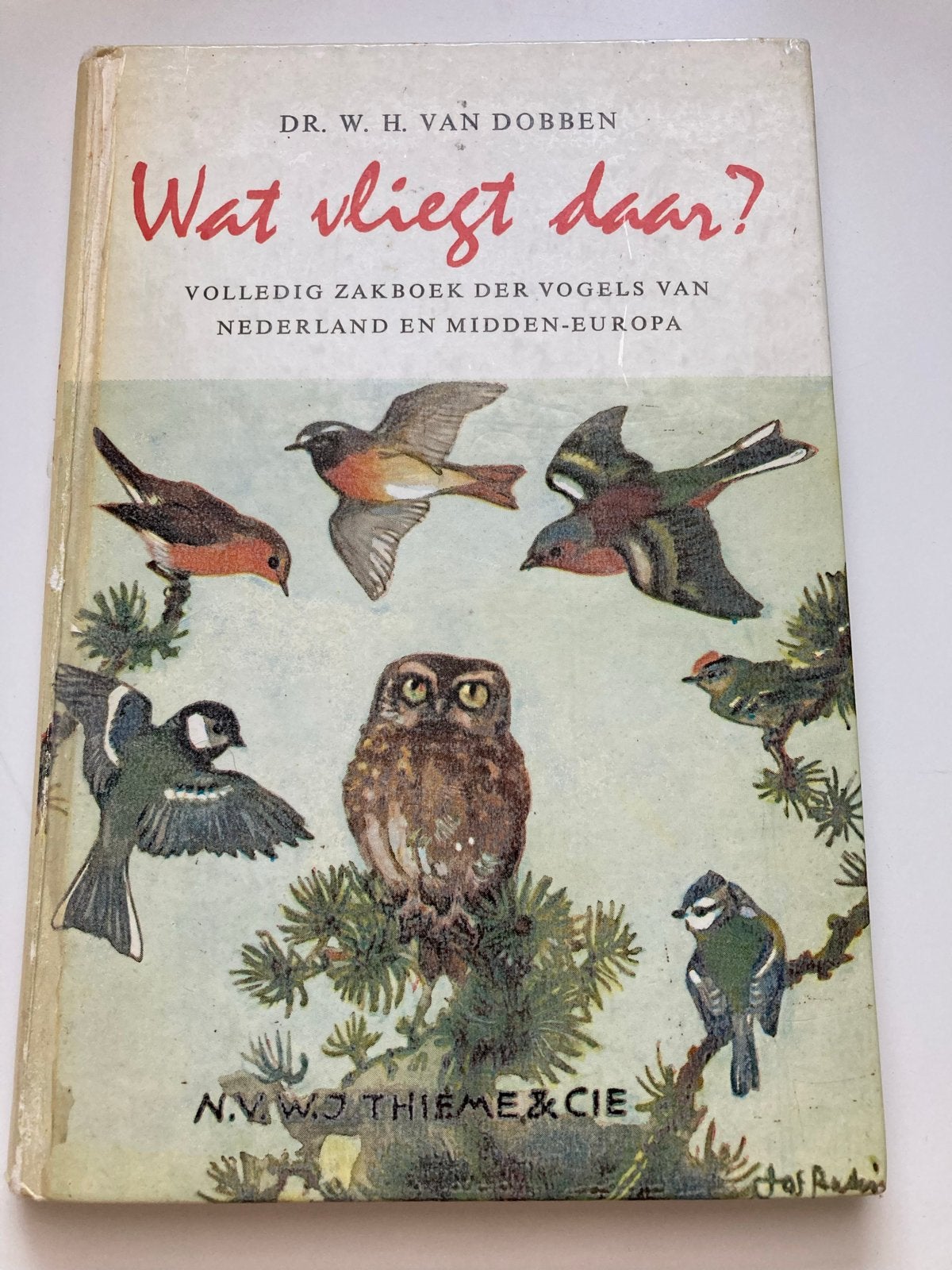 Wat vliegt daar? Zakboek vogels Nederland en Midden-Europa, Ophalen of Verzenden, Gelezen, Vogels