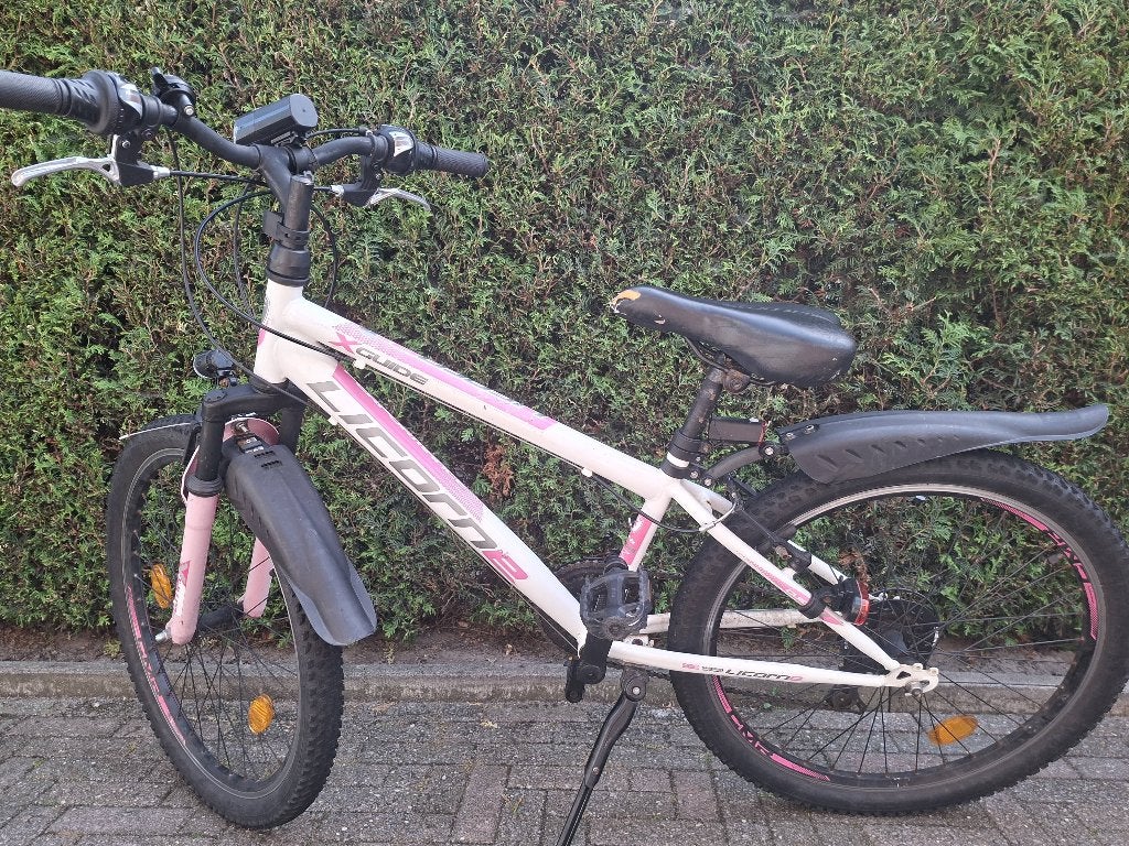 Stoere meisjes fiets, Ophalen, Gebruikt, Staal, Velgrem