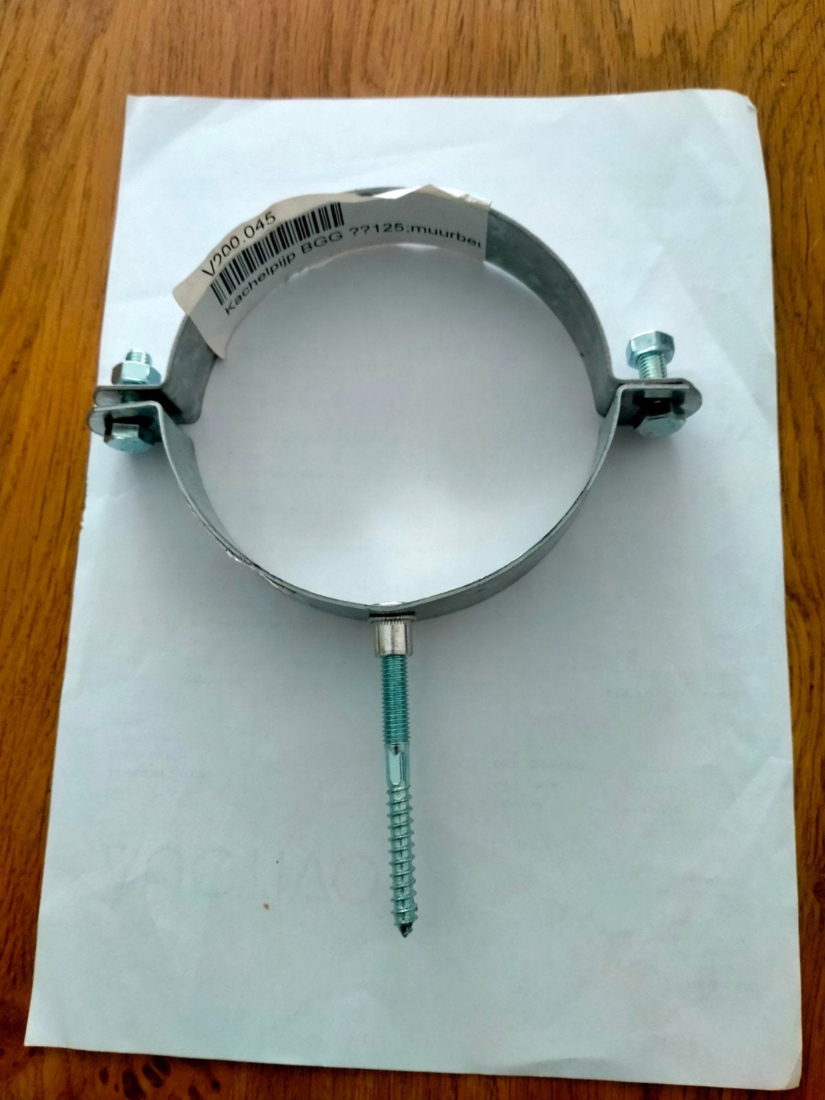Nieuw Kachelpijp muurbeugel MB125 GA, Overige materialen, Overige typen, Nieuw, Ophalen of Verzenden