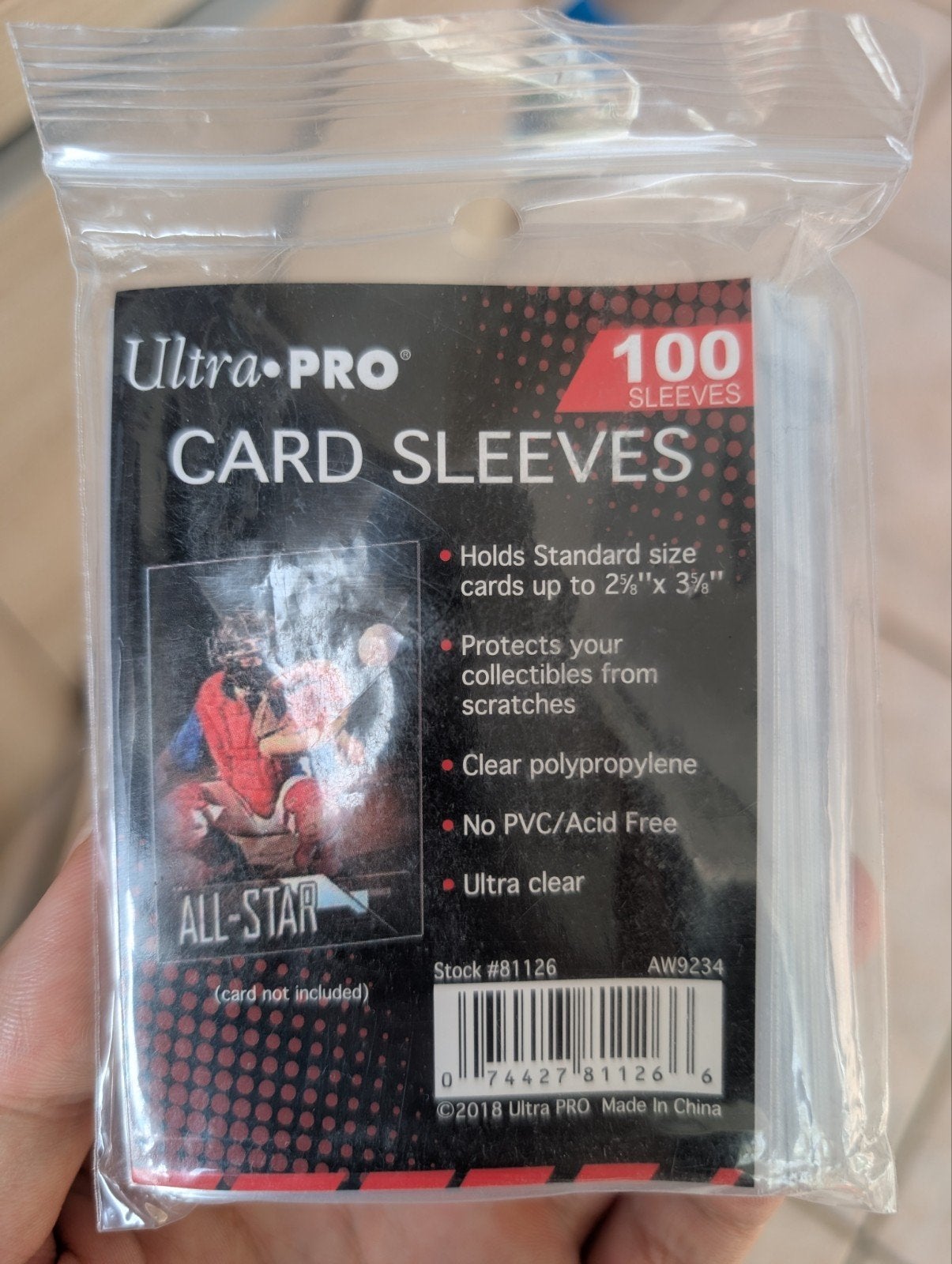 Ultra Pro Penny Sleeces (Soft sleeves, 100 per pack), Ophalen of Verzenden, Nieuw, Sleeves of Kaarthoesjes