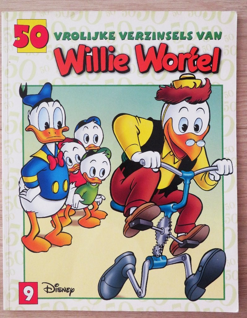 Donald Duck: 50 Vrolijke Verzinsels Willie Wortel 1e dr 2007, Eén stripboek, Ophalen of Verzenden, Gelezen