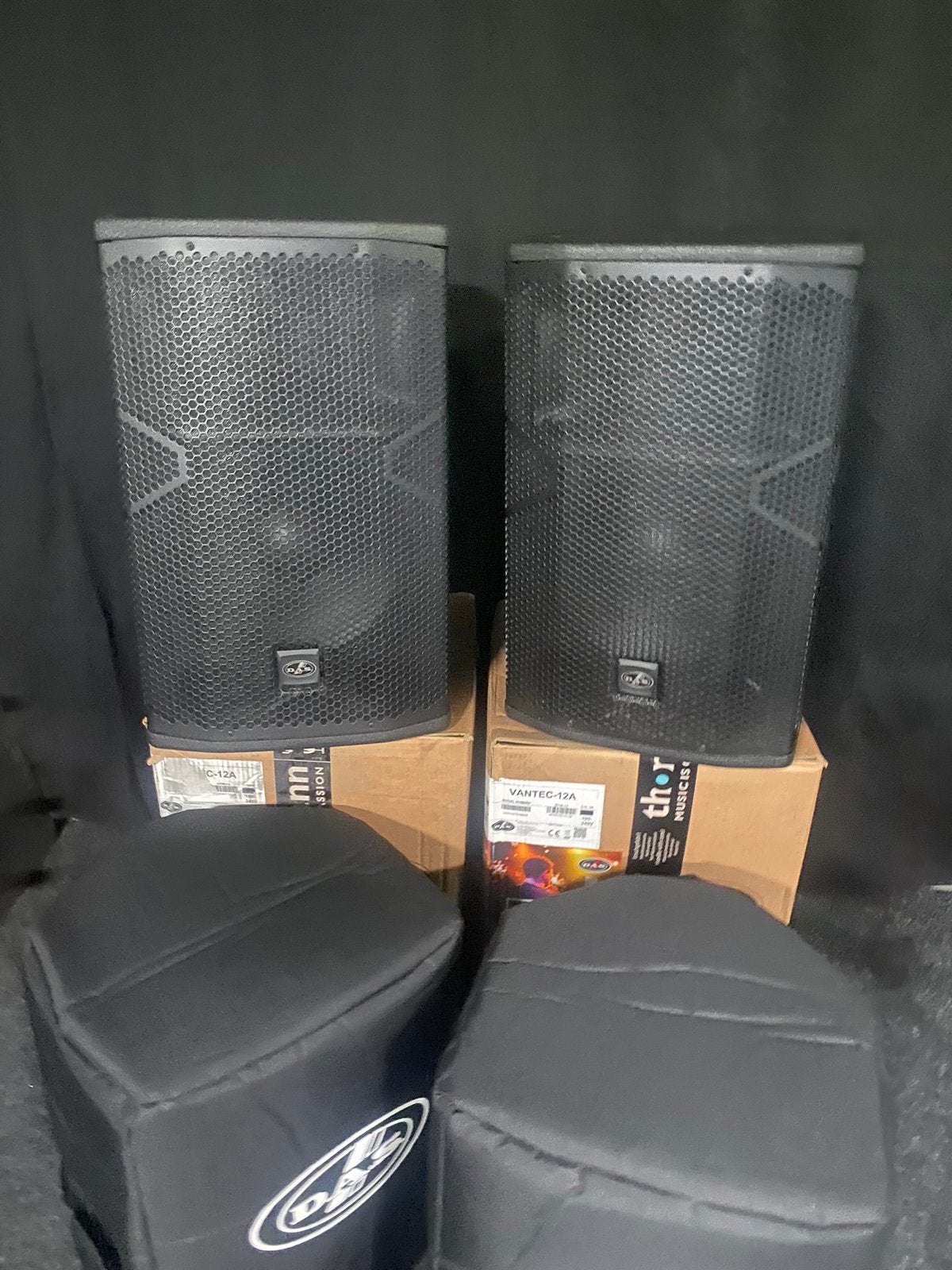 2x DAS Audio Vantec 12A ZGAN in doos, incl. BTW, Audio, Tv en Foto, Luidsprekers, DAS Audio, Zo goed als nieuw, Nvt, Nvt