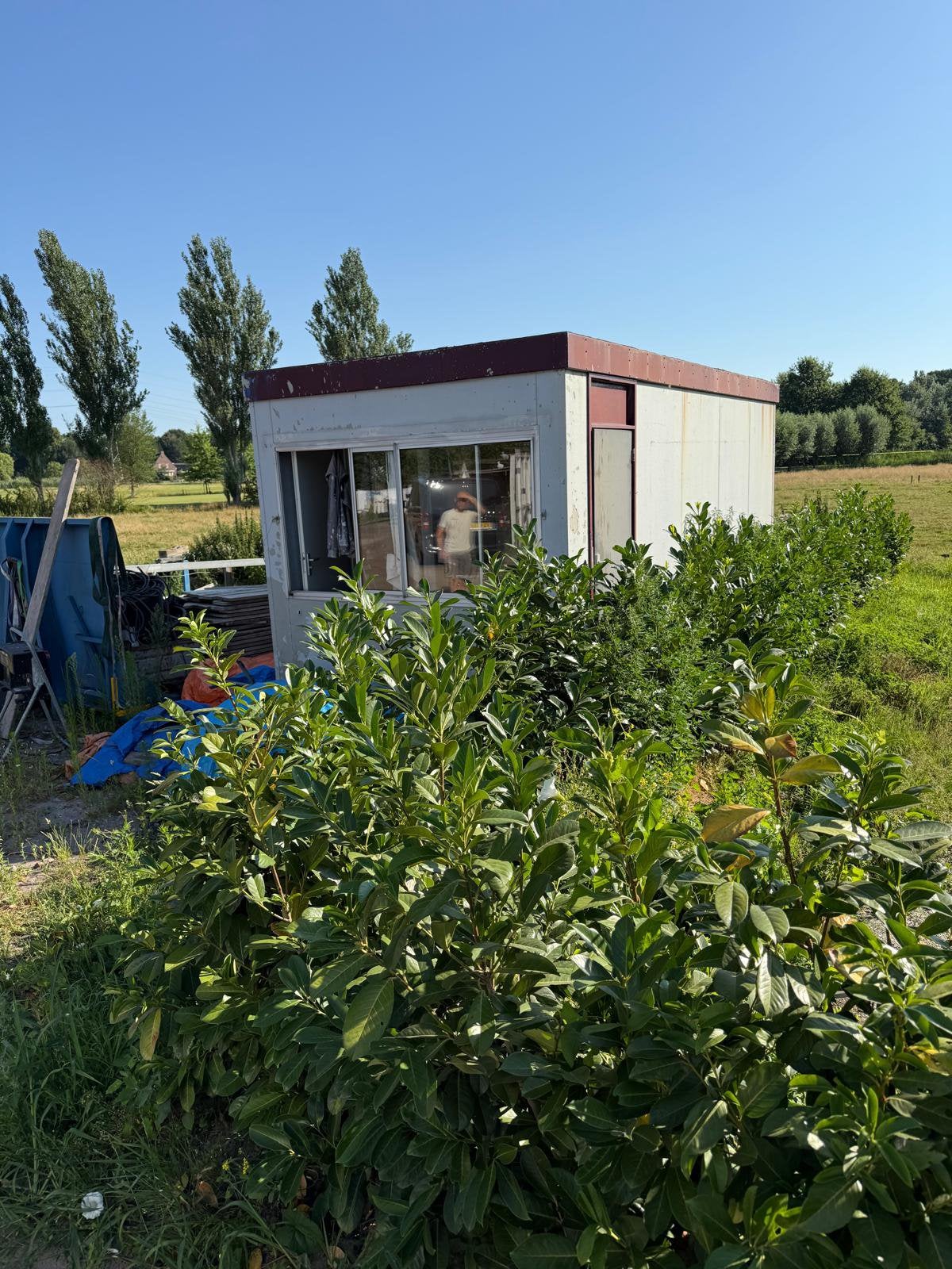 Schaftunit 3x6meter met slede, Ophalen