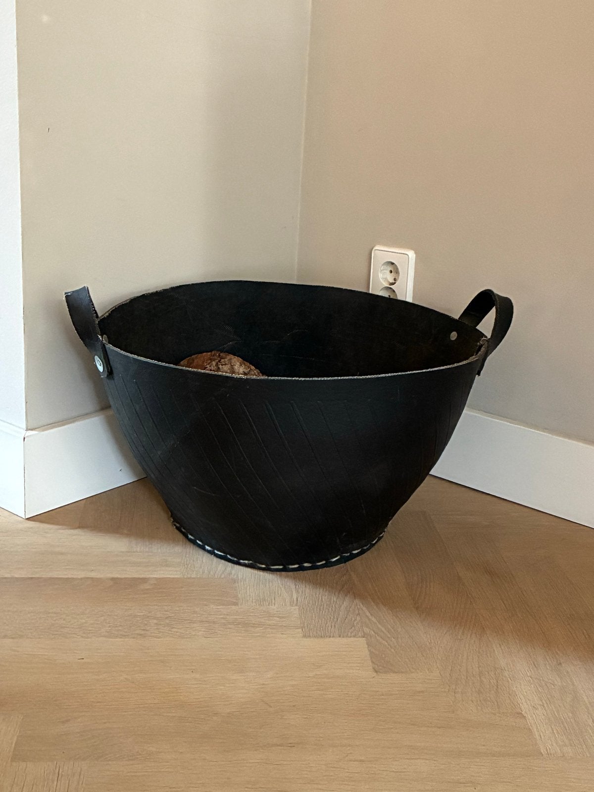 Robuuste mand van gerecycled Rubber, Huis en Inrichting, Ophalen, Overige materialen, Mand, Rond