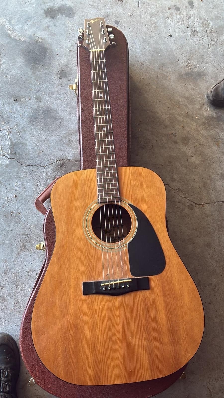 Fender Gemini II Western gitaar met koffer, Muziek en Instrumenten, Ophalen of Verzenden, Gebruikt, Western- of Steelstringgitaar