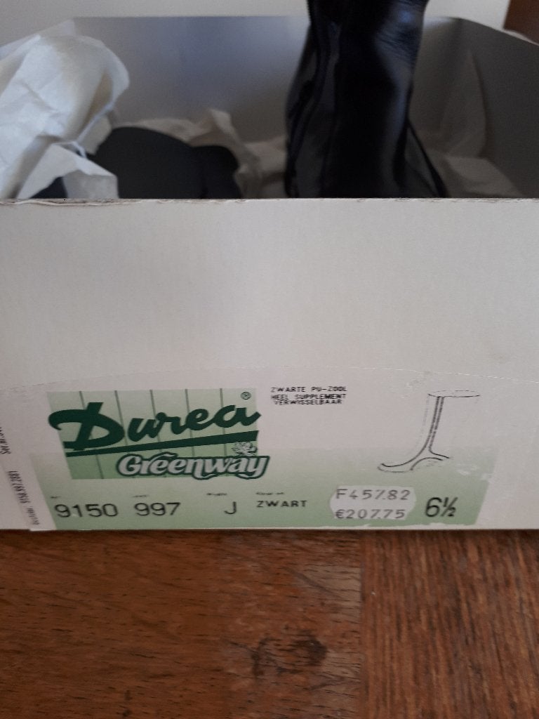 hoge laars, Kleding | Dames, Hoge laarzen, Durea, Zwart, Ophalen of Verzenden