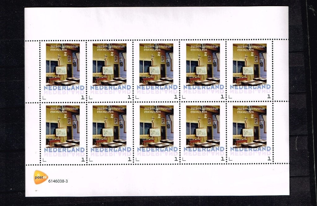 Enkhuizen Zuiderzeemuseum  vel 10 Persoonlijke zegels /20b3, Verzenden, Na 1940, Postfris